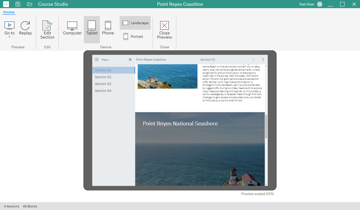 Course Studio Screenshot