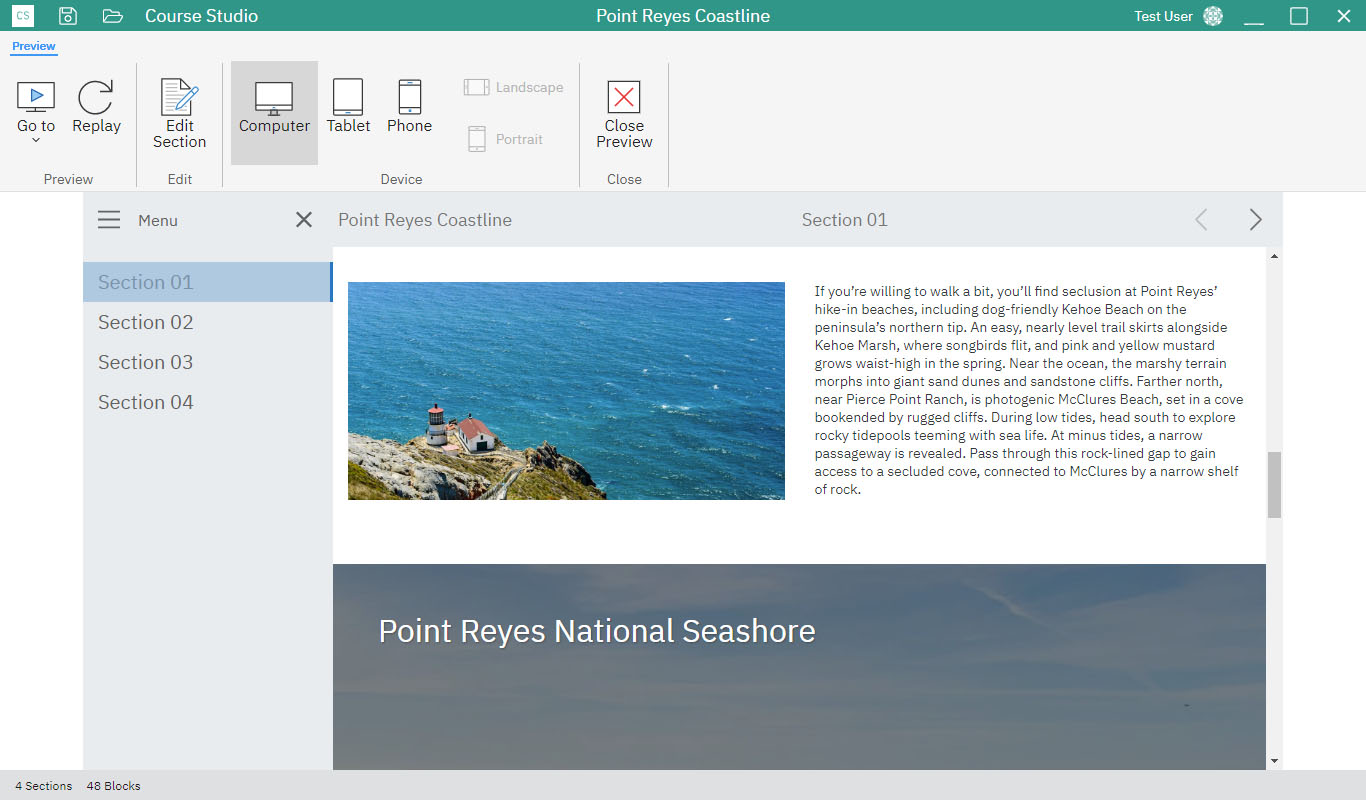 Course Studio Screenshot