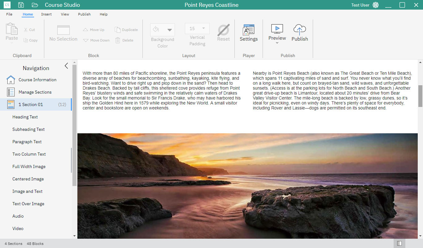 Course Studio Screenshot